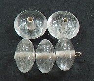 10 Stk. Glasperlen * Rondelle / Spacer * Crystal * 13-14mm