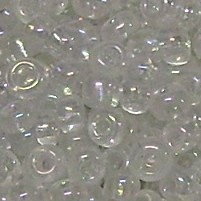 Rocailles * Glasperlen * Rund * Transparent Regenbogen * Kristall * 8/0 (ca. 2,8-3mm)