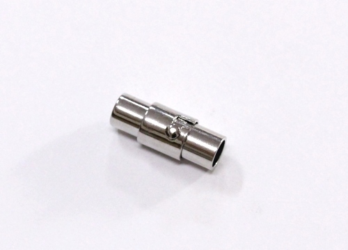Bajonett Magnetverschluss Verschluss Kettenverschluss Messing Platinfarbe ca. 15,5x6mm