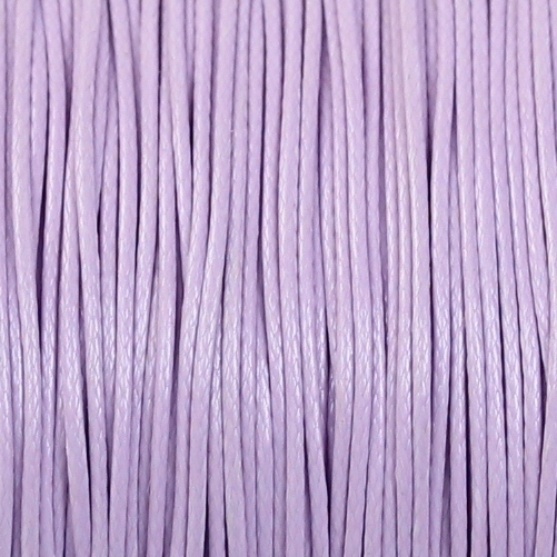 10m Wachsband Polyester gewachst Wachsschnur Lila-Flieder 0,5mm
