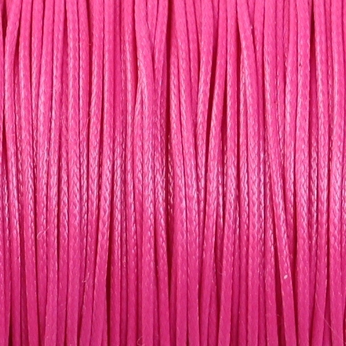 10m Wachsband Polyester gewachst Wachsschnur Rosa-Pink 0,5mm