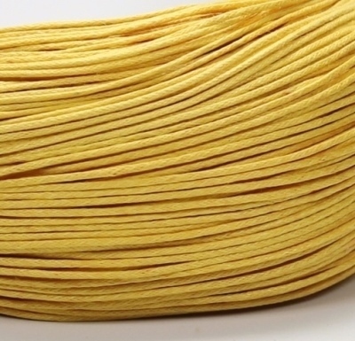 Baumwollband gewachst Wachsband 1mm Gelb-Orange (2)
