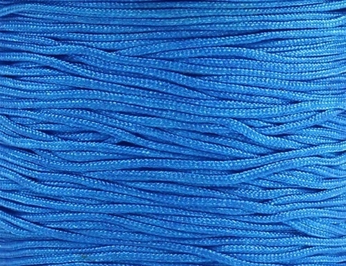 10m Nylonfaden Schnur Makramee Band Flechtkordel Schmuckband 0,8mm Blau-Türkis