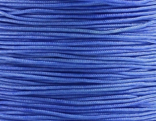 10m Nylonfaden Schnur Makramee Band Flechtkordel Schmuckband 0,8mm Blau-Safirblau