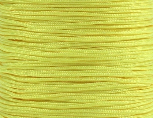 10m Nylonfaden Schnur Makramee Band Flechtkordel Schmuckband 0,8mm Gelb