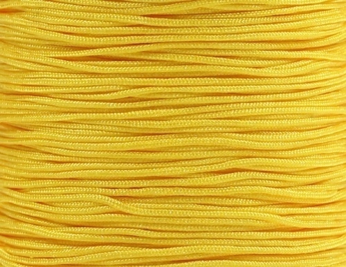 10m Nylonfaden Schnur Makramee Band Flechtkordel Schmuckband 0,8mm Gelb-Orange