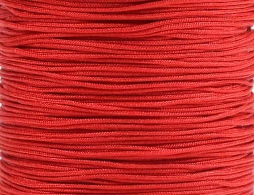 10m Nylonfaden Schnur Makramee Band Flechtkordel Schmuckband 0,8mm Rot