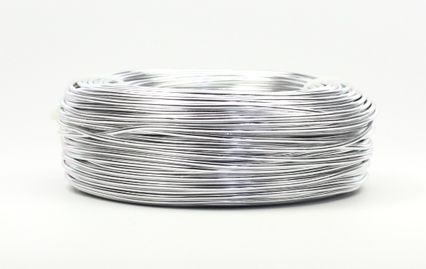 Aluminiumdraht Schmuckdraht Biegedraht 2mm Silber-Weiß
