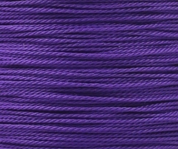 Wachsband Polyester gewachst gedreht Zwirn 1mm lila