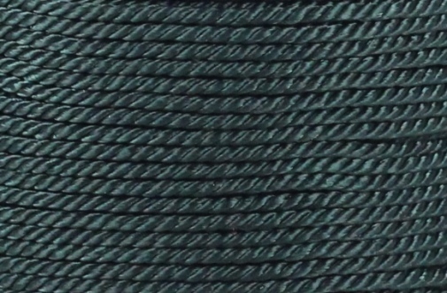 Kordel aus Polyester gedreht Schmuckkordel Zierkordel 1,5-2mm Dunkelgrün