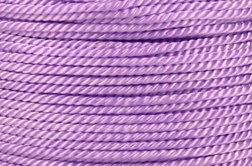 Kordel aus Polyester gedreht Schmuckkordel Zierkordel 1,5-2mm Lila-Flieder