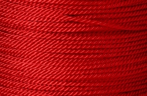 Kordel aus Polyester gedreht Schmuckkordel Zierkordel 1,5-2mm Rot