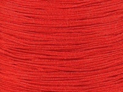 10m Nylonband Schnur Faden Makramee Garn Flechtkordel Schmuckband 1-1,1mm Rot