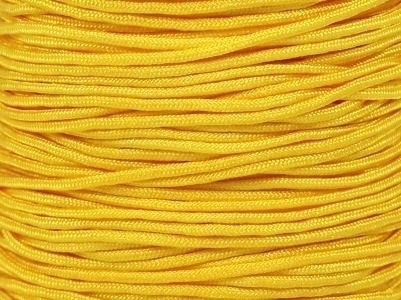 10m Nylonband Schnur Faden Makramee Garn Flechtkordel Schmuckband 1,5mm Gelb-Orange