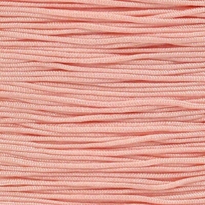 10m Nylonband Schnur Faden Makramee Garn Flechtkordel Schmuckband 0,5mm Rosé/Hellrosa