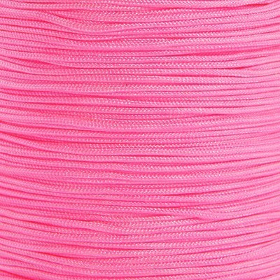 10m Nylonband Schnur Faden Makramee Garn Flechtkordel Schmuckband 0,5mm Pink-Rosa