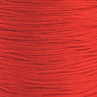 10m Nylonband Schnur Faden Makramee Garn Flechtkordel Schmuckband 0,5mm Rot