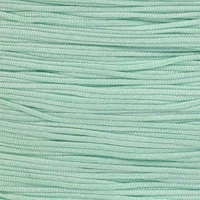10m Nylonband Schnur Faden Makramee Garn Flechtkordel Schmuckband 0,5mm Mintgrün/Hellgrün