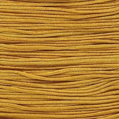 10m Nylonband Schnur Faden Makramee Garn Flechtkordel Schmuckband 0,5mm Gold-Braun