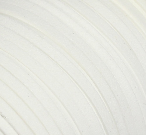 1m Velourband Wildlederband Imitat Lederimitat flach 5mm Weiß