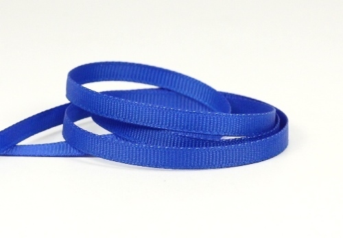 5m Ripsband Schmuckband geripptes Band 6,5mm breit Blau