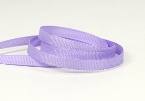 5m Ripsband Schmuckband geripptes Band 6,5mm breit Lavendel/Lila hell